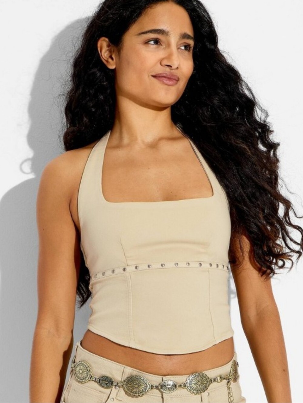 NWT Wild Fable Denim Halter- XS